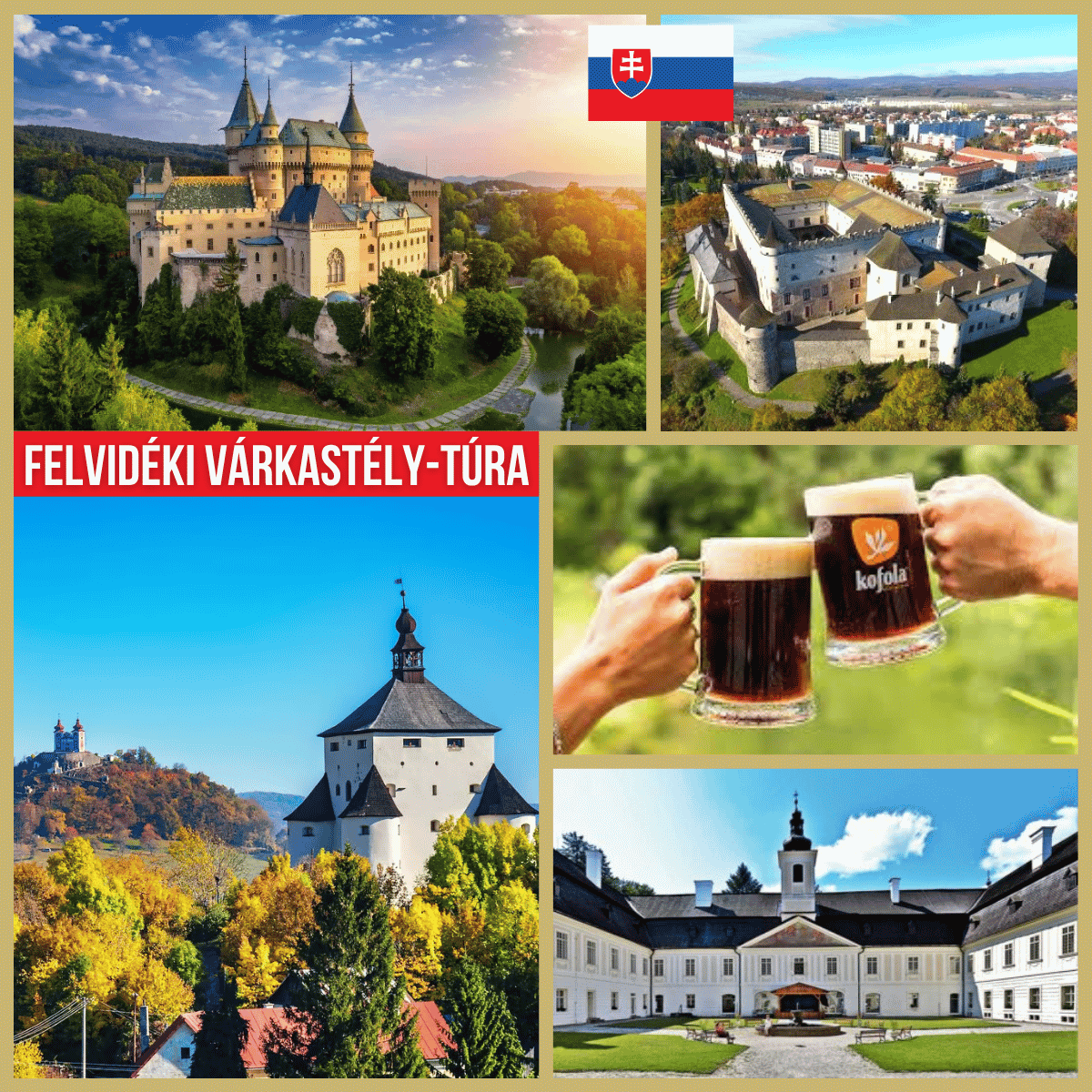 Felvidéki várkastély-túra